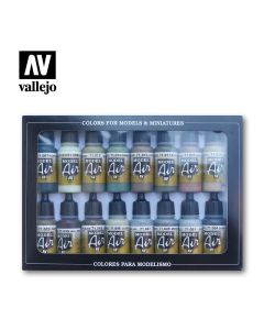 Набір акрилових фарб Vallejo: Model Air: Allied Forces WWII