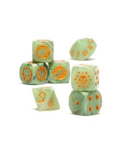 Гральні куби Blood Bowl: Amazon Team Dice Set
