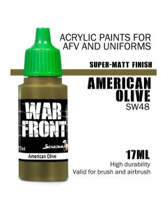 Акрилова фарба Scale 75: Warfront: American Olive (17ml)