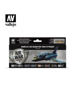 Набір акрилових фарб Vallejo: Model Air: Armée de l’Air colors post WWII to present