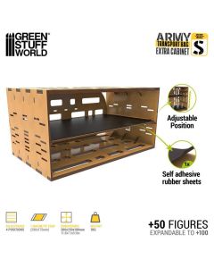 Додатковий модуль для кейсу Green Stuff World: Army Transport Bag - Extra Cabinet S