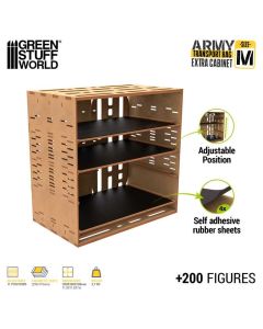 Додатковий модуль для кейсу Green Stuff World: Army Transport Bag - Extra Cabinet - M