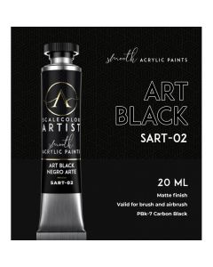 Акрилова фарба Scale 75: Scalecolor Artist: Art Black (20ml)