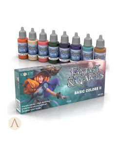 Набір акрилових фарб Scale 75: Fantasy & Games: Basic Colors 2 (8x17 ml)