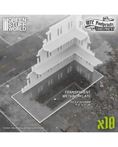 Набір WTC підставок для террейну Green Stuff World: Basic WTC Glasspack Footprints 10x