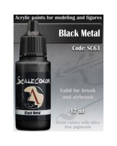 Акрилова фарба Scale 75: Metal n’ Alchemy: Black Metal (17ml)