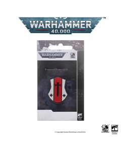Шеврон Starforged Warhammer 40,000: Black Templars: Castellan Shield Commemorative Medal