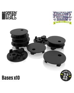 Збірні підставки Green Stuff World: Blood Bowl Bases 32mm (X10)