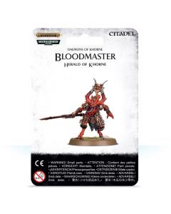 Мініатюра Age of Sigmar Daemons of Khorne: Bloodmaster, Herald of Khorne