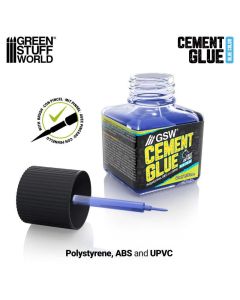 Клей для пластику Green Stuff World: Blue Cement Glue for Plastics 40ml