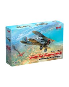 Збірна модель літака ICM: Gloster Морський Гладіатор Mk.II
