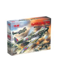 Збірна модель літака ICM: Spitfire Mk.XVI