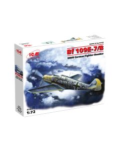 Збірна модель літака ICM: Мессершмітт Bf 109E-7/B