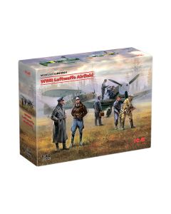 Набір збірних моделей для діорам ICM: Аеродром Другої світової війни Люфтваффе