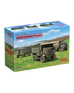 Набір збірних моделей для діорам ICM: Британські вантажівки часів Другої світової війни