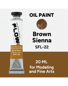 Олійна фарба Scale 75: Floww Oils: Brown Sienna (20ml)