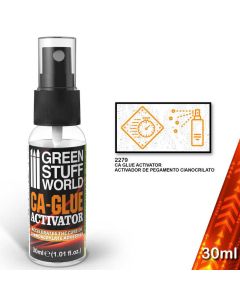  Прискорювач висихання для ціаноакрилатного клею Green Stuff World: CA Glue Activator 30ml