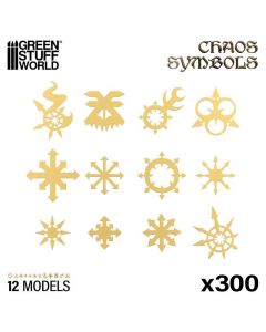 Елементи декору Green Stuff World: Chaos Symbols and Runes