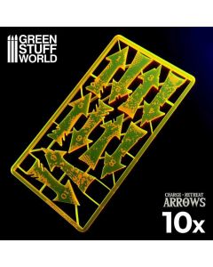 Маркери нападу та відходу Green Stuff World: Charge and Retreat Arrows - Fluor Orange