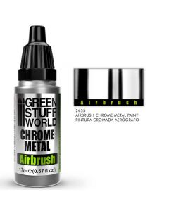 Акрилова фарба Green Stuff World Chrome Paints: Metal Chrome Airbrush (17ml)