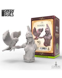 Мініатюра 1/10 Green Stuff World: Claymore Miniatures - Eudora The Shieldmaiden