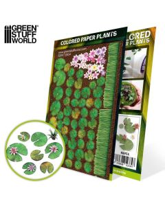 Декоративна рослина Green Stuff World: Colored Paper Plants - Lilly Pads
