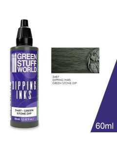 Акрилове чорнило Green Stuff World Dipping Ink: Black Green Stone Dip (60ml)