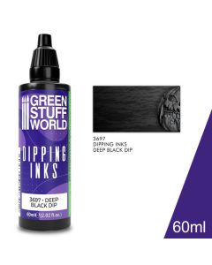 Акрилове чорнило Green Stuff World Dipping Ink: Deep Black Dip (60ml)