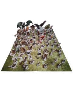 Картонні фішки настільної рольової гри Dragonbane RPG: Monsters Standee Set