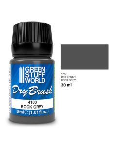 Акрилова фарба Green Stuff World Dry Brush Paints: Rock Grey (30ml)