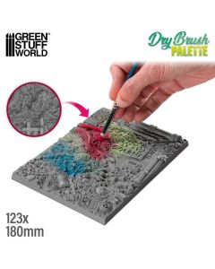 Текстурна палітра для техніки сухого пензля Green Stuff World: Drybrush Texture Palette