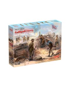 Набір збірних моделей для діорам ICM: Галліполі (1915)