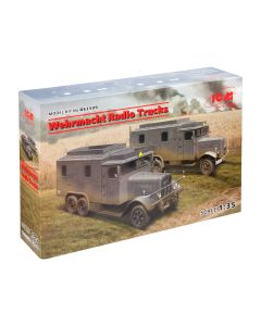 Набір збірних моделей для діорам ICM: Машини радіозв'язку Вермахту