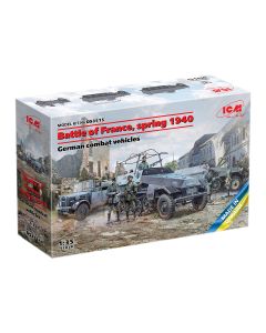 Набір збірних моделей для діорам ICM: Битва за Францію, весна 1940 р. Німецька бойова техніка