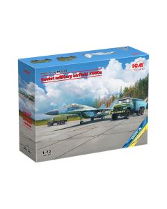 Набір збірних моделей для діорам ICM: Радянський військовий аеродром 1980-х