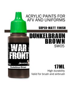 Акрилова фарба Scale 75: Warfront: Dunkelgrau Brown (17ml)