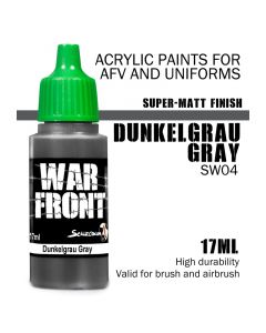 Акрилова фарба Scale 75: Warfront: Dunkelgrau Gray (17ml)