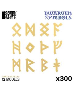 Елементи декору Green Stuff World: Dwarven Runes and Symbols