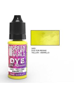 Барвник Green Stuff World Dye for resins: Yellow (15 ml)