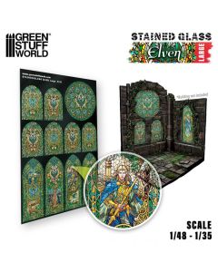 Вітражне скло Green Stuff World: Elven Stained Glass - Large