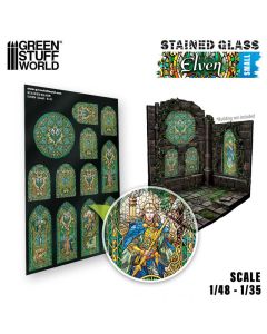 Вітражне скло Green Stuff World: Elven Stained Glass - Small