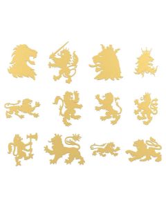 Елементи декору Green Stuff World: English Lion Symbols