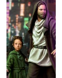 Колекційна статуетка Iron Studios: Statue Obi-Wan and Young Leia - Star Wars: Obi-Wan Kenobi - Art Scale 1/10