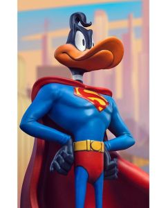 Колекційна статуетка Iron Studios: Statue Daffy Duck Superman - Space Jam: A New Legacy - Art Scale 1/10