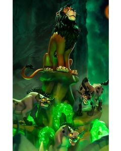 Колекційна статуетка Iron Studios: Statue Scar Deluxe - The Lion King - Art Scale 1/10