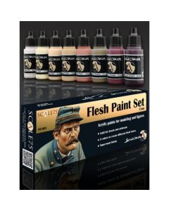 Набір акрилових фарб Scale 75: Scalecolor: Flesh Paint Set (8x17 ml)