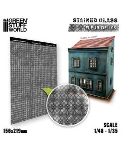 Вітражне скло Green Stuff World: Fleur de Lys Stained Glass