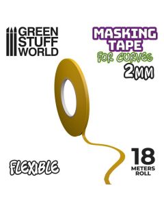 Гнучка маскувальна стрічка Green Stuff World: Flexible Masking Tape - 2mm