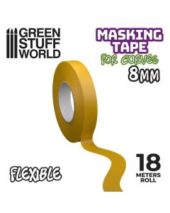 Гнучка маскувальна стрічка Green Stuff World: Flexible Masking Tape - 8mm