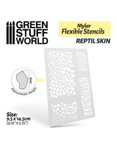 Трафарет Green Stuff World: Flexible Stencils - Reptil Skin (9mm Aprox.)